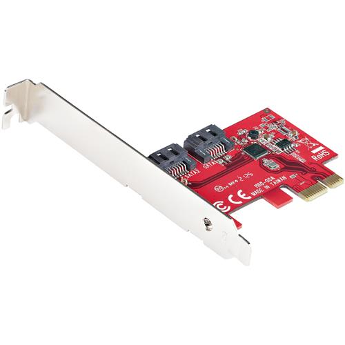 SATA PCIe Card 2 Ports 6Gbps Non-RAID SATA PCIe Card 2 Ports 6Gbps Non-RAID